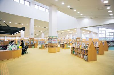 図書館館内の写真
