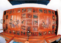 町指定有形文化財　絵天井の写真